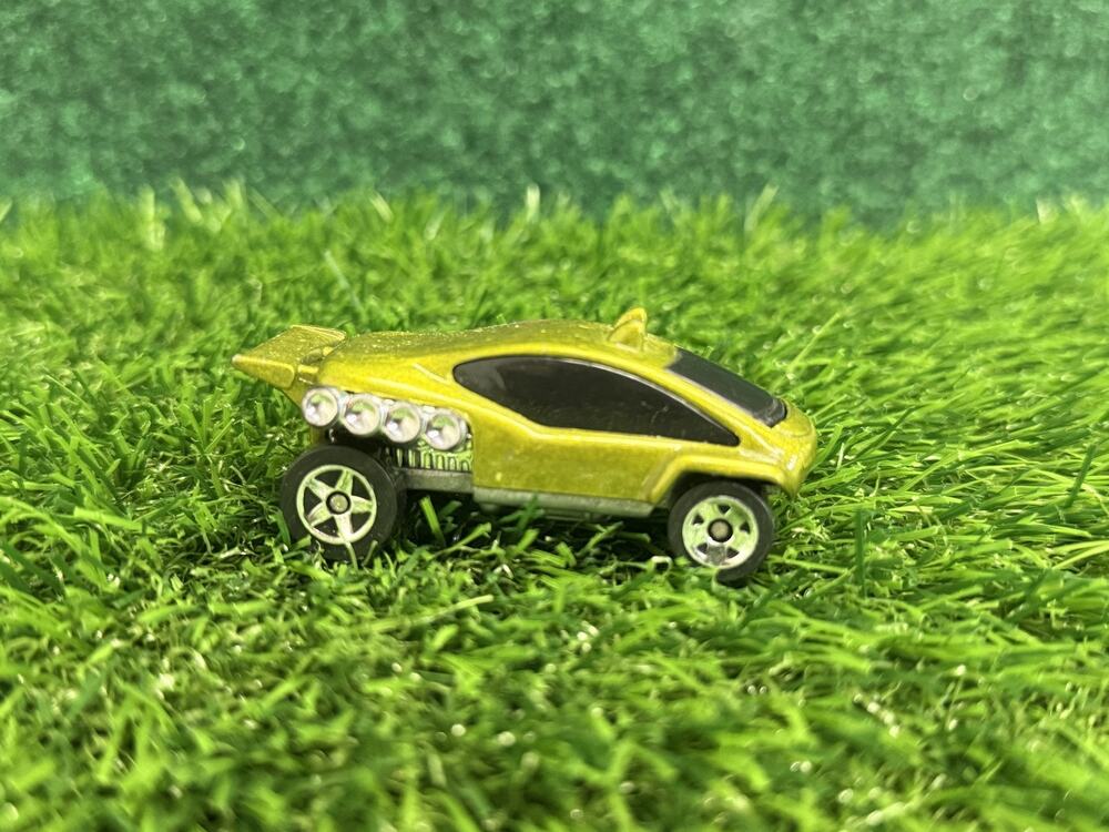 Hot Wheels Dune Buggy Gold Lime Green Diecast Car Mattel 2009 Collectors